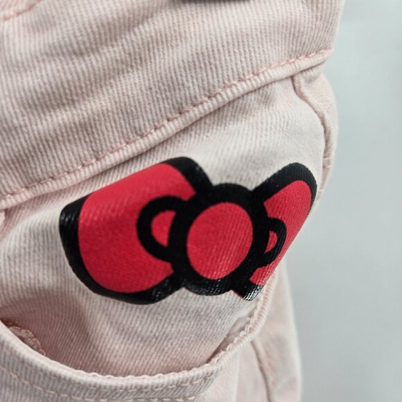 Shein X Hello Kitty and Friends Pink Distressed Juniors Mini Skirt Size Medium - Picture 5 of 10